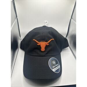 TEXAS LONGHORNS HAT BLACK MVP NCAA COLLEGE FOOTBALL TEAM LOGO NEW CAP